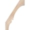 Ekena Millwork 5 1/2"W x 22"D x 34"H Balboa Smooth Knee Brace, Douglas Fir BRC06X22X34BOA00SDF - alternate 3